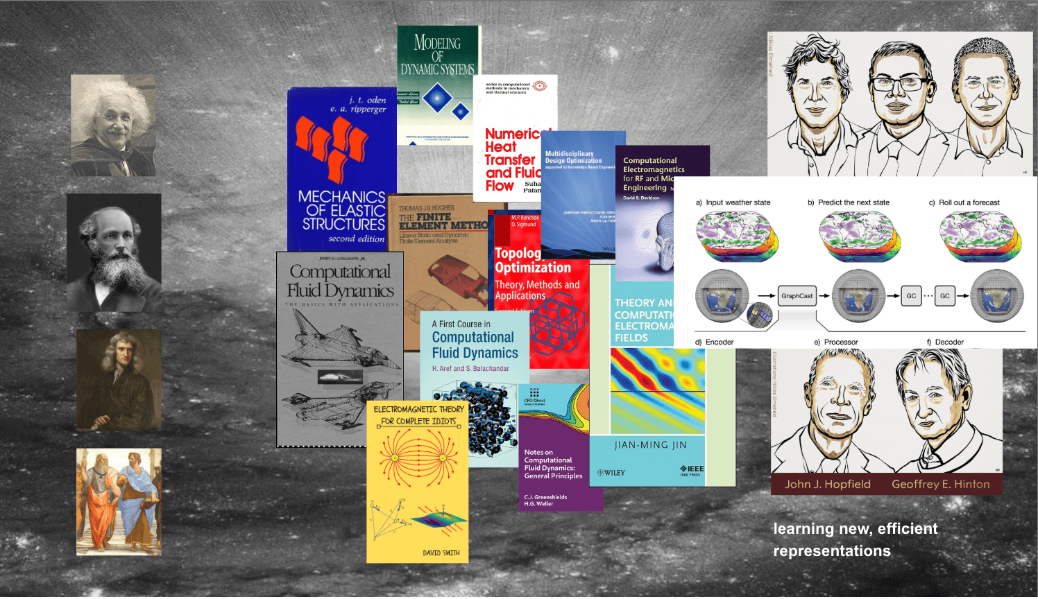 Neural journey in physics